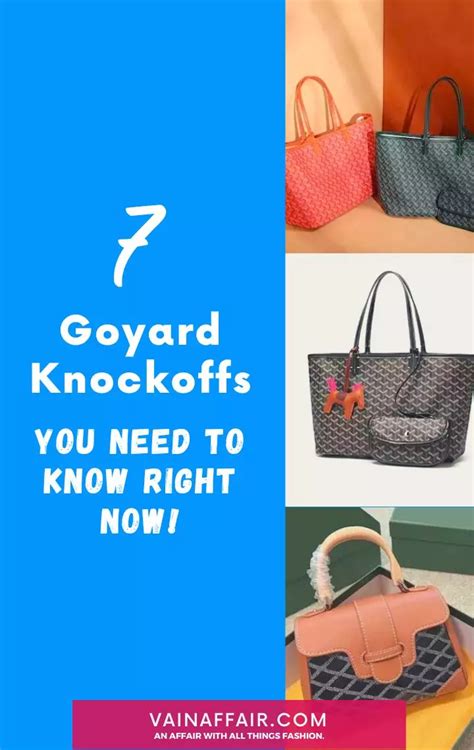 goyard replica near me|goyard knock off dupes.